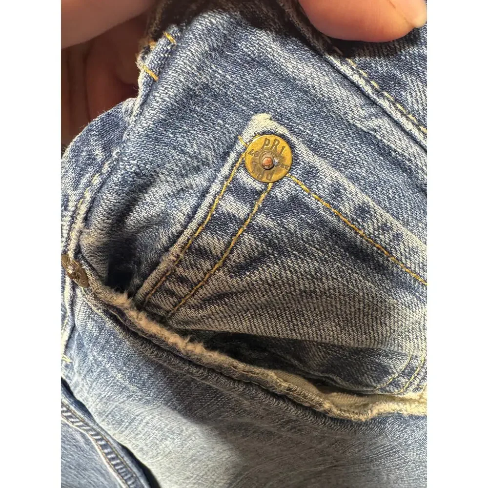 Polo Ralph Lauren Straight Jeans Mens 38/30 Blue Denim Classic Fit 5-Pocket Logo
